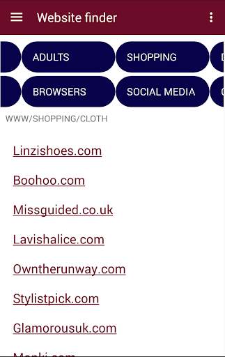 Website Finder screenshot 3