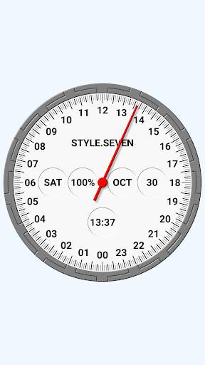 One Hand Analog Clock-7 2 تصوير الشاشة