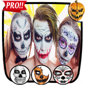 Halloween Makeup Photo Editor आइकन