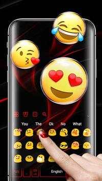 Black Red Keyboard 3 تصوير الشاشة