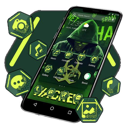 Secret Hacker APUS Launcher Theme 43.0.1001