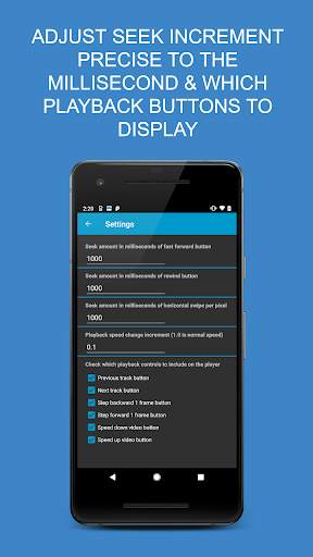 Precise Frame Seek Volume Video Player Free screenshot 4