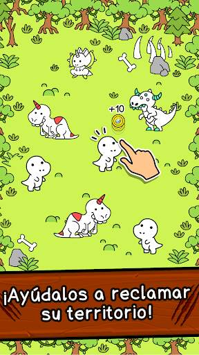Dino Evolution Juego de Fusión screenshot 2