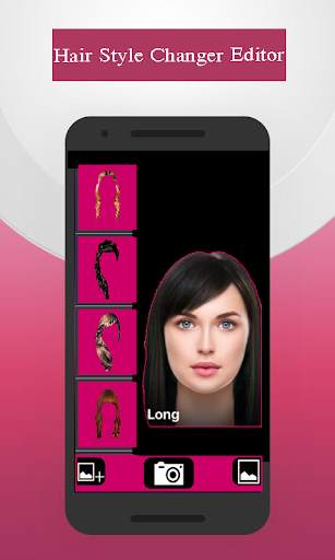 Hair Style Changer Editor screenshot 5