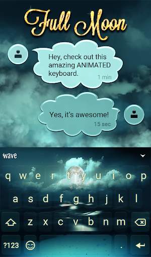 Full Moon Animated Keyboard    screenshot 3