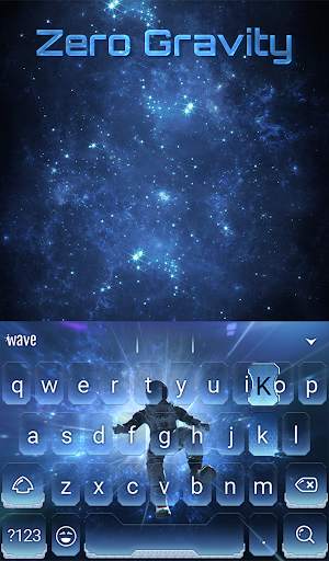 Zero Gravity Animated Keyboard   Live Wallpaper screenshot 2