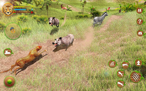Cheetah Attack Simulator 3D Game Cheetah Sim screenshot 3