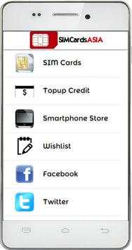 SIM Cards Asia screenshot 1