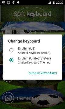 Chelsea Keyboard Theme screenshot 3