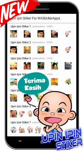 Upin Ipin Stiker For WAStickerApps screenshot 1