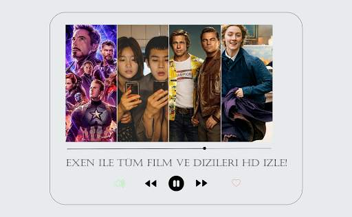 Exen TV - Film, Dizi ve Youtuber Platformu screenshot 1