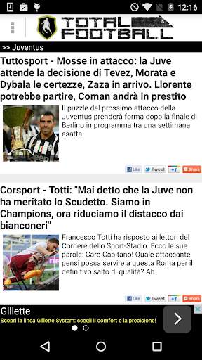 Total Football News screenshot 1
