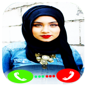 Muslims Girls Fake Call icon