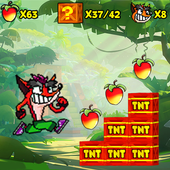 Angry Fox Adventure Jungle आइकन