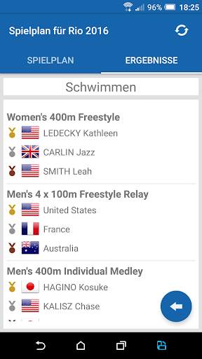 Spielplan für Rio 2016 screenshot 4