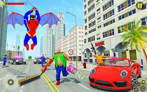 Flying Spider Hero: Rope Hero screenshot 5
