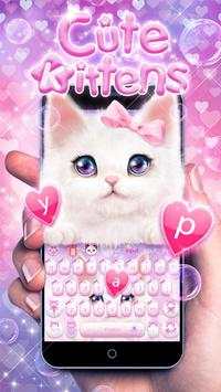 Lovely Cat Keyboard Theme screenshot 1