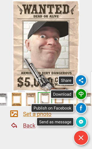 Wanted Poster Photo Editor screenshot 2