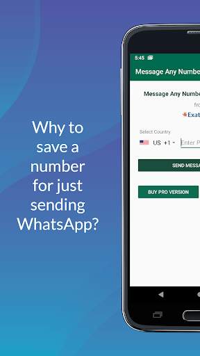 WhatsMessage - Free Chat, Call Without Number Save screenshot 1