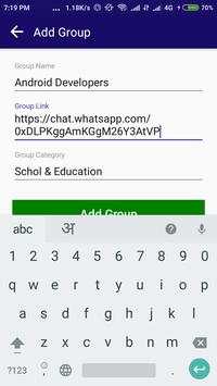 Join WhatsApp Group &  Add Unlimited Group Free screenshot 3