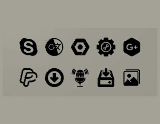 Black-PD Icon Pack screenshot 5