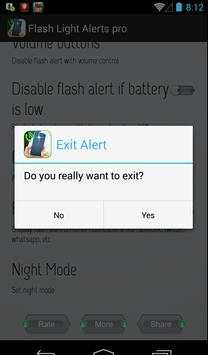 Flash Light Alerts pro screenshot 6
