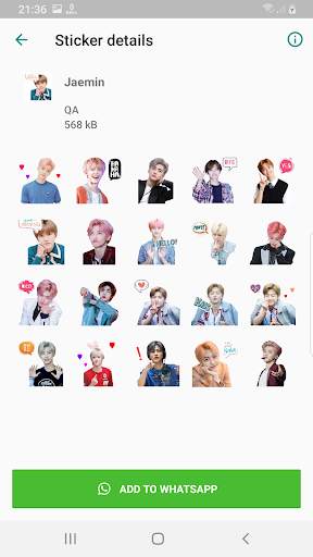 NCT Dream WAStickerApps KPOP Idol for Whatsapp screenshot 3