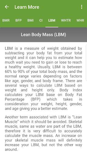 Body Index screenshot 4