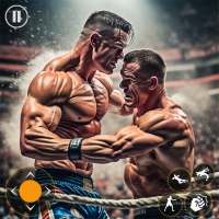 Wrestling Games Offline 3d logo