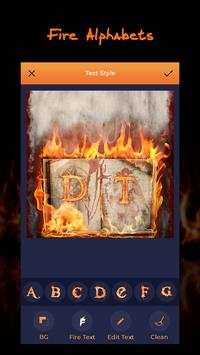 Fire Text Name Art Maker screenshot 2
