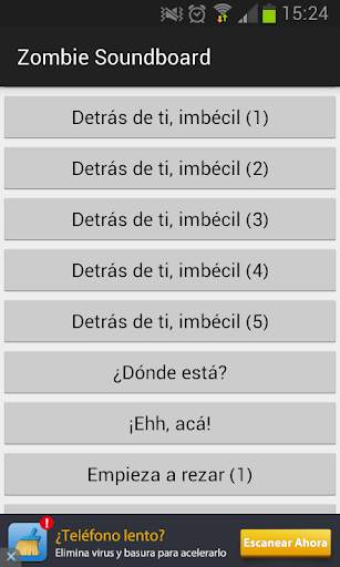 RE4 Zombie Soundboard screenshot 1