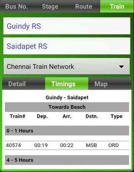 MTC Bus Route Lite screenshot 4