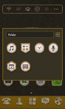 Dand Badge LINE Launcher theme screenshot 2