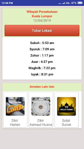 Waktu Solat screenshot 1