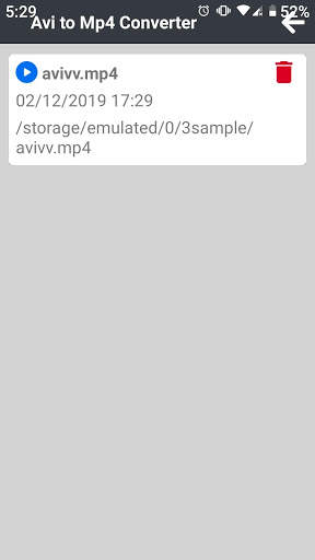 AVI to MP4 Converter screenshot 1