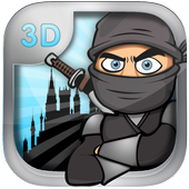 Temple Castle Ninja Run 3D ♛ icon