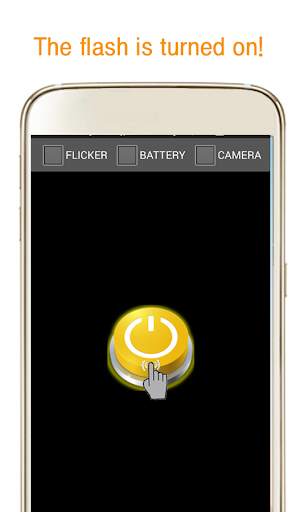 Flashlight - Flicker Camera screenshot 1