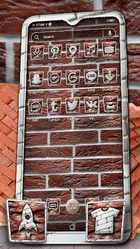 Brown Brick Theme Launcher screenshot 3