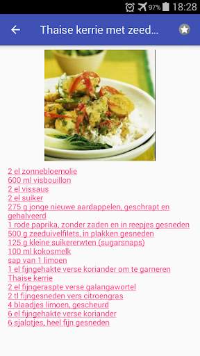 Thaise recepten app nederlands gratis screenshot 3