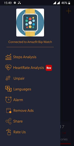 Amazbip Watch for Bip lite, Cor, screenshot 3