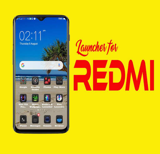 Launcher for Redmi Note 7 and Note 9 Pro screenshot 1