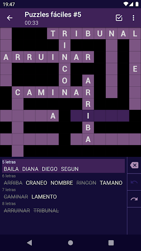 Palabras Cruzadas (Crucigrama) screenshot 5