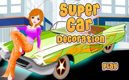 Girls Game-Decorating Car स्क्रीनशॉट 4