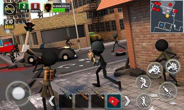Stickman Royale : World War Battle screenshot 2
