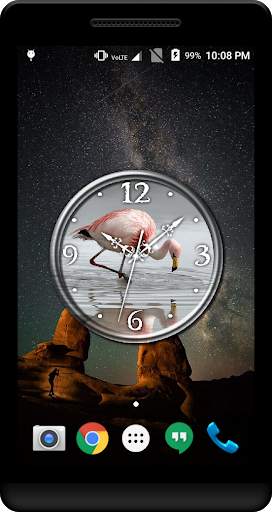 Flamingo Clock Live Wallpaper screenshot 4