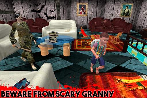 Army Granny Horror House Escape Game screenshot 2