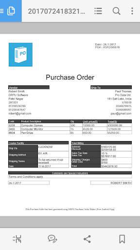 Invoice & Purchase Order Maker screenshot 7