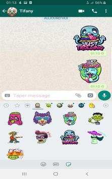 Zombie Stiker - WAStickerApps screenshot 6