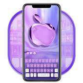 Purple Phone Apple Keyboard 10001002