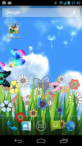 Spring Live Wallpaper Pro screenshot 1